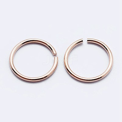 925 Sterling Silver Open Jump Rings LS-STER-F036-02RG-0.9x7mm-1