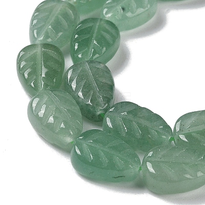 Natural Green Aventurine Beads Strands G-M418-A03-01-1