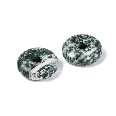 Natural Green Spot Jasper Pendants G-Q601-30B-05-1