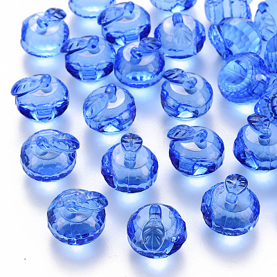 Transparent Acrylic Pendants LS-TACR-T024-05B-940-1