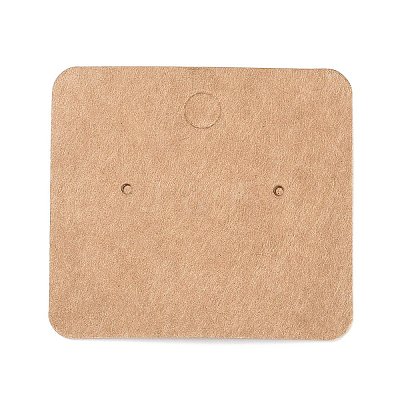 Blank Kraft Paper Earring Display Cards X1-CDIS-G005-05-1