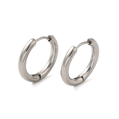 Tarnish Resistant 304 Stainless Steel Hoop Earrings EJEW-P177-P-22-1
