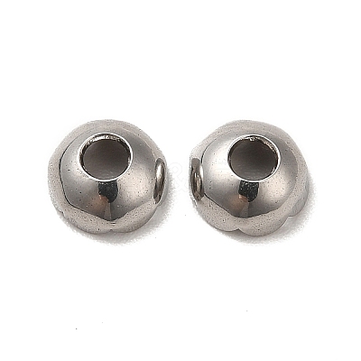 Non-Tarnish 304 Stainless Steel Bead Caps STAS-D244-02P-1
