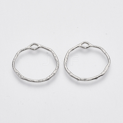 Alloy Open Back Bezel Pendants LS-X-PALLOY-S121-82C-P-1