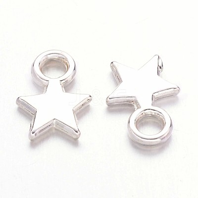 Tibetan Style Alloy Stamping Blank Tag Charms Pendants X-TIBEP-A123046-S-FF-1