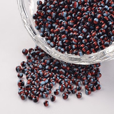 12/0 Opaque Colours Seep Glass Beads SEED-M008-C40-1