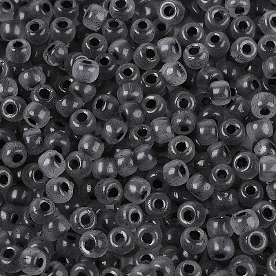 6/0 Transparent Inside Colours Glass Seed Beads SEED-N008-08A-1