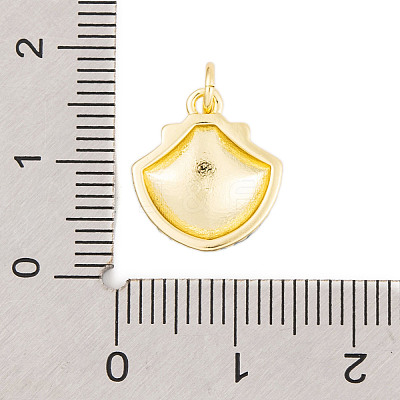 Rack Plating Brass Enamel Pendants KK-P269-09G-02-1