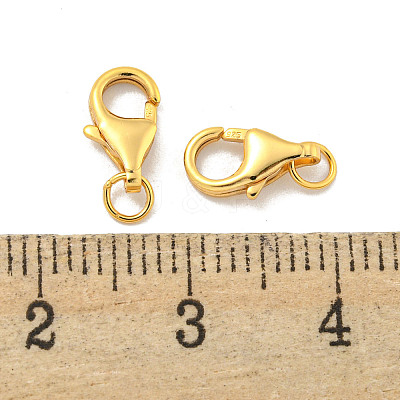 925 Sterling Silver Lobster Claw Clasps LS-STER-C005-10G-1
