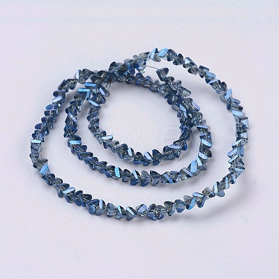 Electroplate Glass Beads Strands EGLA-J145-4mm-FR04-1