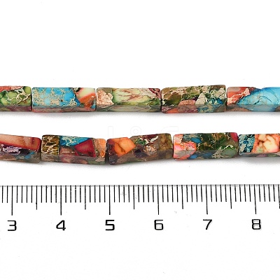 Dyed Synthetic Imperial Jasper Beads Strands G-H087-G01-01-1-1