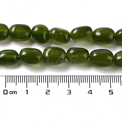 Natural White Jade Beads Strands G-E614-B01-02-1
