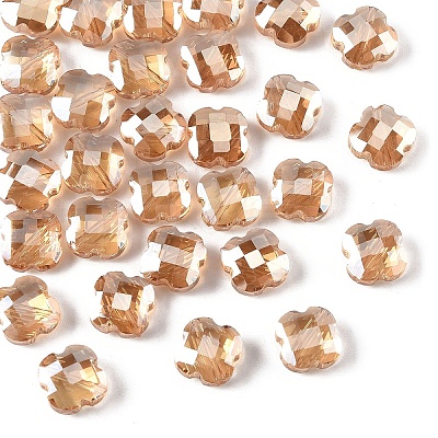30Pcs Electroplate Glass Beads EGLA-YW0006-16F-1