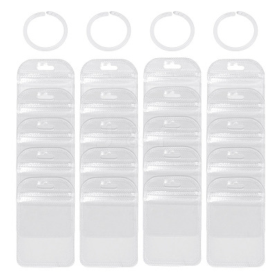 50Pcs Transparent Plastic Resealable Packaging Bags OPP-TA0001-28-1