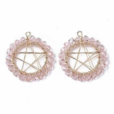 Glass Pendants KK-S354-004A-NF-1
