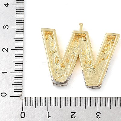 Brass Pendants PALLOY-S036-01G-W-1