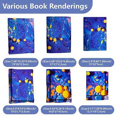 Polyester Book Covers OFST-WH0009-029-1