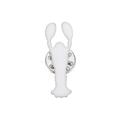 Cute Shrimp Enamel Pin JEWB-S012-003P-NF-1
