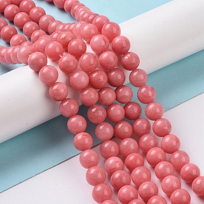 Natural Malaysia Jade Beads Strands G-A146-8mm-B08-1