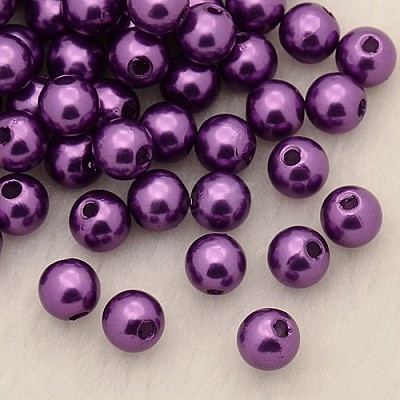 Imitation Pearl Acrylic Beads PL608-05-1