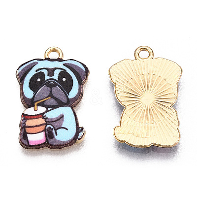 Printed Alloy Pendants ENAM-N056-199I-1