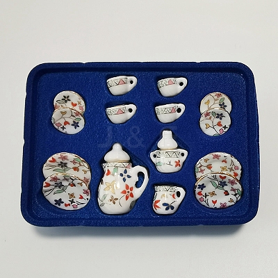 Mini Ceramic Tea Sets BOTT-PW0002-122B-1