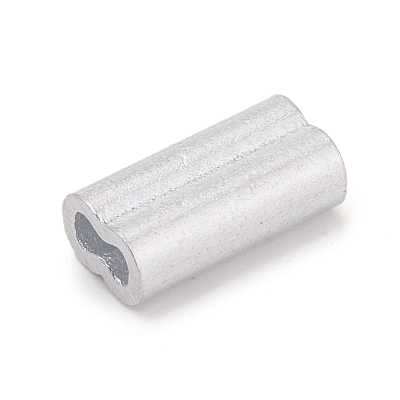 100Pcs Aluminum Slide Charms/Slider Beads ALUM-ZF0001-01-1