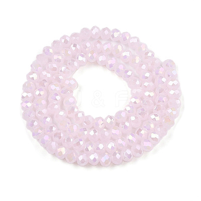 Electroplate Glass Beads Strands EGLA-A044-J3mm-B02-1