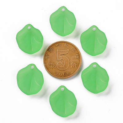 Transparent Frosted Acrylic Pendants MACR-S371-02A-734-1
