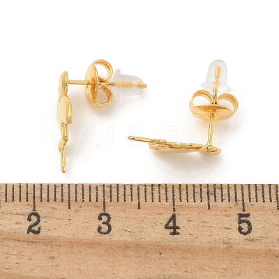 304 Stainless Steel Stud Earrings for Women STAS-Z117-15G-03-1