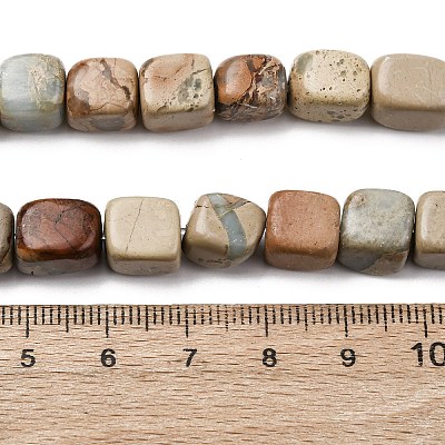 Natural Shoushan Stone Beads Strands G-B155-D09-1