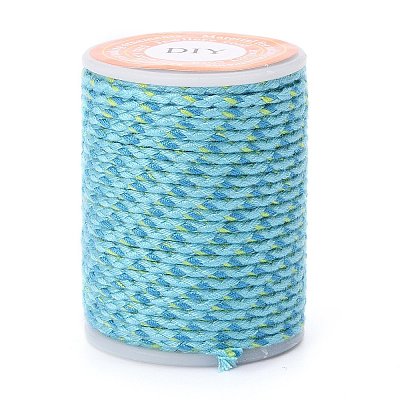 4-Ply Polycotton Cord with Metallic Thread X1-OCOR-Z003-D07-1