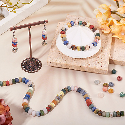 1 Strand Natural Mixed Stone Beads Strands G-TA0002-81A-1