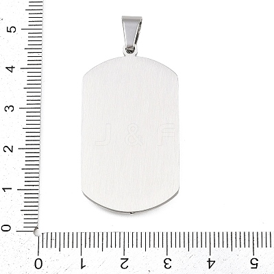 Jesus Theme 304 Stainless Steel Pendants STAS-D387-01B-P-1