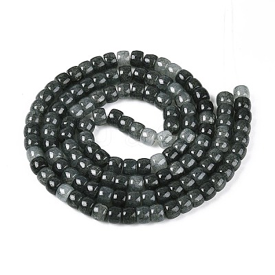 Baking Paint Crackle Glass Beads Strands DGLA-N019-02A-09-1