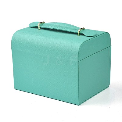 PU Leather Jewelry Organizer Box CON-P012-04B-1