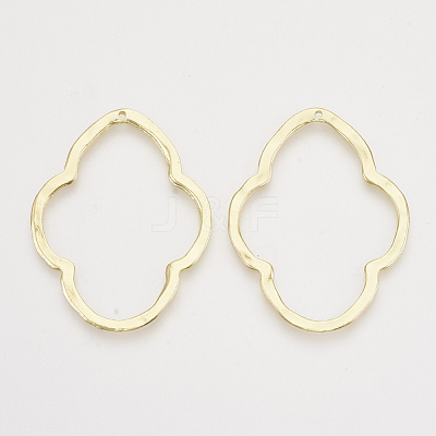 Alloy Open Back Bezel Pendants PALLOY-S121-192-1