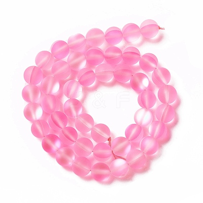 Synthetic Moonstone Beads Strands G-E573-01B-25-1