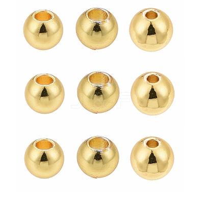 Brass Real 18K Gold Plated Solid Beads KK-PH0036-73-1