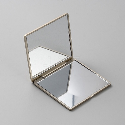 Square with Rose Plastic Foldable Mirrors FIND-WH0152-385C-1
