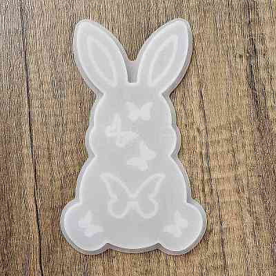 Easter Theme Rabbit with Butterfly Pattern DIY Silicone Table Lamp Molds SIMO-G008-02A-1