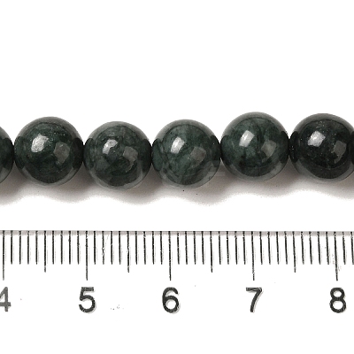Natural Black Jade Beads Strands G-H067-A03-6MM-1