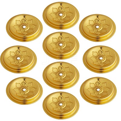 Aluminum Floating Wick Holder AJEW-WH0329-94G-1
