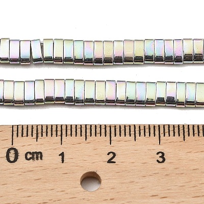 Electroplated Non-magnetic Synthetic Hematite Beads Strands G-G089-A02-13-1