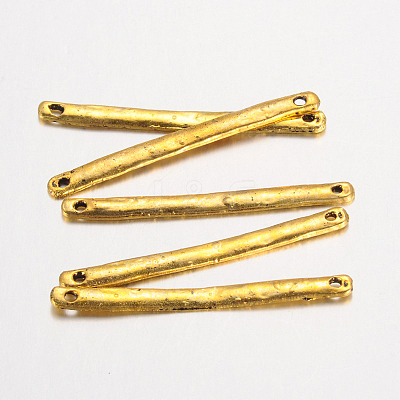 Tibetan Style Bar Links connectors TIBE-A14039-AG-LF-1