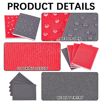 20Pcs 180 Grit Sanding Sponge Grit Sanding Blocks TOOL-SP0001-05D-1