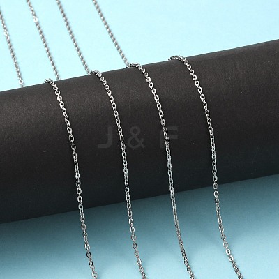 Tarnish Resistant 304 Stainless Steel Cable Chains CHS-R008-15-1