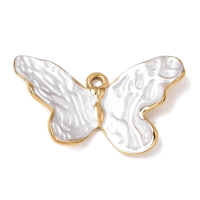 304 Stainless Steel Enamel Pendants SA-CBAFCBF-06G-02-1