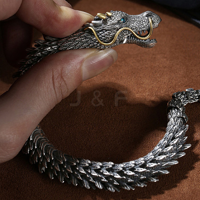 Dragon Brass Cuff Bangles for Men FS-WGEACA2-05-1
