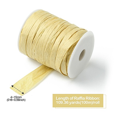 Natural Raffia Ribbon OCOR-CJ0004-02A-1